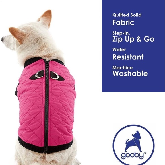 Gooby Quilted Fashion Dog Vest - Picture 3 of 5